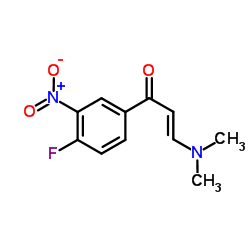 (2E)-3-(Dimethylamino)-1-(4-fluoro-3-nitrophenyl)-2-propen-1-one Structure