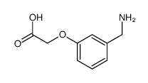 2-[3-(aminomethyl)phenoxy]acetic acid结构式