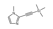 2-(trimethylsilyl)ethynyl-1-methylimidazole Structure