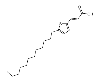 3-(5-dodecylthiophen-2-yl)prop-2-enoic acid结构式