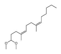 1,1-dimethoxy-4,8-dimethyltetradeca-4,8-diene Structure