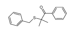 α-(benzylthio)isobutyrophenone Structure