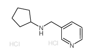 Cyclopentyl-pyridin-3-ylmethyl-amine dihydrochloride结构式