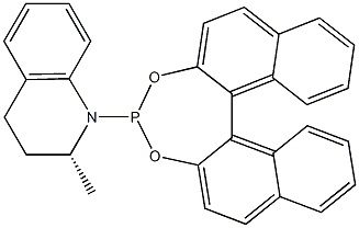 (2R)-1-(11bs)-(二萘基[2,1-d:1',2'-f][1,3,2]二氧磷杂七环-4-基)-2-甲基-1,2,3,4-四氢喹啉结构式