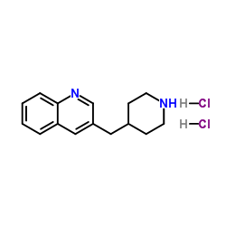 3-(4-Piperidinylmethyl)quinoline dihydrochloride structure