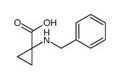 Cyclopropanecarboxylic acid, 1-[(phenylmethyl)amino]- (9CI) structure