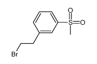 1-(2-bromoethyl)-3-methylsulfonylbenzene结构式