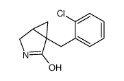 1-(2-Chlorobenzyl)-3-azabicyclo[3.1.0]hexan-2-one Structure