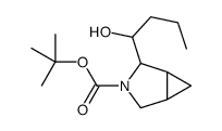 2-Methyl-2-propanyl 2-(1-hydroxybutyl)-3-azabicyclo[3.1.0]hexane- 3-carboxylate Structure