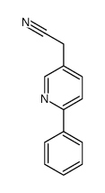 (6-Phenyl-pyridin-3-yl)-acetonitrile结构式