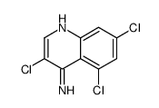 4-Amino-3,5,7-trichloroquinoline structure