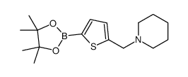 5-(1-Piperidinylmethyl)thiophene-2-boronic acid pinacol ester Structure