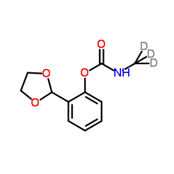 2-(1,3-Dioxolan-2-yl)phenyl (2H3)methylcarbamate Structure