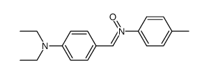 α-(4-(diethylamino)phenyl)-N-(4-methylphenyl)nitrone结构式