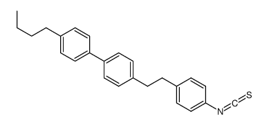 1-butyl-4-[4-[2-(4-isothiocyanatophenyl)ethyl]phenyl]benzene结构式