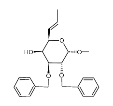 methyl (E)-2,3-di-O-benzyl-6,7,8-trideoxy-α-D-galacto-oct-6-enopyranoside结构式
