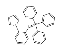 N-(o-(triphenylphosphoranylidene)amino)phenylpyrrole Structure