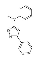 N-methyl-N,3-diphenylisoxazol-5-amine结构式