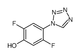 2,5-Difluoro-4-(1H-tetrazol-1-yl)phenol Structure