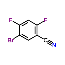5-Bromo-2,4-difluorobenzonitrile Structure