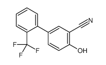2-hydroxy-5-[2-(trifluoromethyl)phenyl]benzonitrile结构式