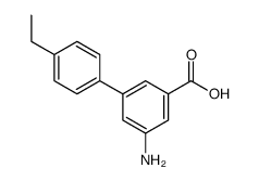 3-amino-5-(4-ethylphenyl)benzoic acid结构式