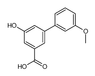 5-羟基-3'-甲氧基-[1,1'-联苯]-3-羧酸结构式