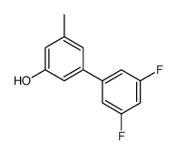 3-(3,5-difluorophenyl)-5-methylphenol结构式