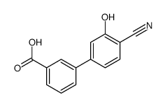 3-(4-cyano-3-hydroxyphenyl)benzoic acid Structure