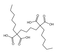 octadecane-7,7,12,12-tetracarboxylic acid Structure