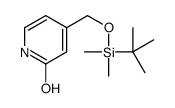 4-[[tert-butyl(dimethyl)silyl]oxymethyl]-1H-pyridin-2-one Structure