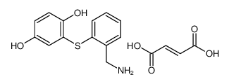 2-[2-(aminomethyl)phenyl]sulfanylbenzene-1,4-diol,(E)-but-2-enedioic acid Structure