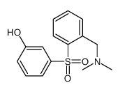 3-[2-[(dimethylamino)methyl]phenyl]sulfonylphenol结构式