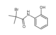 2-bromo-N-(2-hydroxy-phenyl)-2-methyl-propionamide Structure