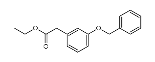 ethyl 3-(benzyloxyphenyl)acetate结构式