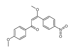 β,4'-dimethoxy-4-nitro-cis-chalcone结构式