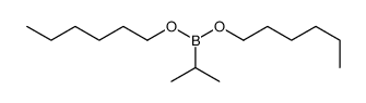 dihexoxy(propan-2-yl)borane结构式