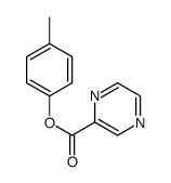 (4-methylphenyl) pyrazine-2-carboxylate Structure