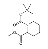 N-BOC-DL-哌啶甲酯结构式