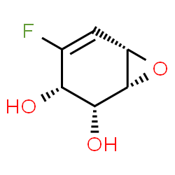 7-Oxabicyclo[4.1.0]hept-4-ene-2,3-diol,4-fluoro-,[1R-(1alpha,2beta,3beta,6alpha)]-(9CI)结构式