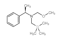 (R)-(+)-N-甲氧基甲基-N-(三甲基甲硅基)甲基-1-苯乙胺结构式