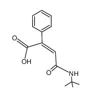 (Z)-3-(tert-butylcarbamoyl)-2-phenylacrylic acid Structure