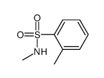 N-Methyl-o-toluenesulfonamide Structure