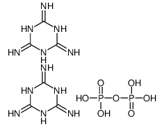 diphosphoric acid, compound with 1,3,5-triazine-2,4,6-triamine (1:2) picture