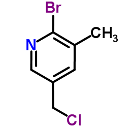 2-Bromo-5-chloromethyl-3-Methyl-pyridine structure