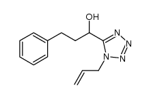 (+/-)-1-(1-allyl-1H-tetrazol-5-yl)-3-phenylpropan-1-ol结构式