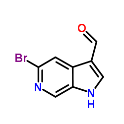 5-Bromo-1H-pyrrolo[2,3-c]pyridine-3-carbaldehyde图片