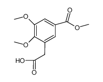 2-(2,3-dimethoxy-5-(methoxycarbonyl)phenyl)acetic acid Structure