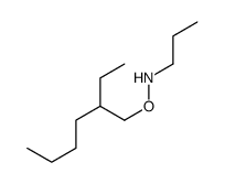 N-(2-ethylhexoxy)propan-1-amine Structure