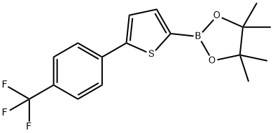 5-(4-Trifluoromethylphenyl)thiophene-2-boronic acid pinacol ester Structure